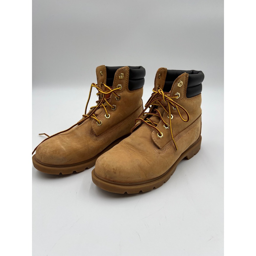 Timberland Womens 6-Inch Premium Waterproof Boots Wheat Nubuck A161G Size 7.5